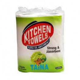 Taina Kitchen Towel - 2 Rolls, 60 pulls 